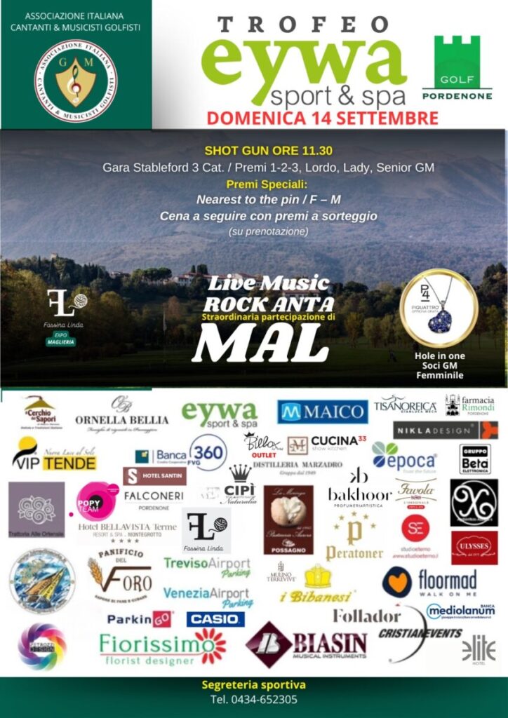 LOCANDINA GOLF & MUSICA