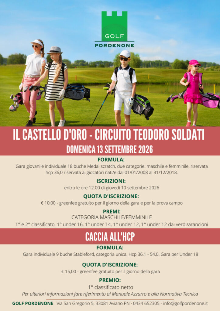 CASTELLO D’ORO 2026 locandina